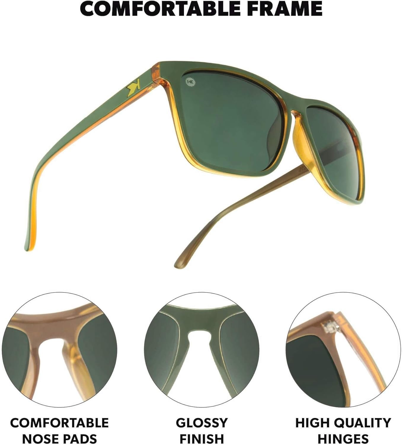 Fast Lanes Sport Lightweight Sunglasses for Men & Women - UV400 Protection - Running